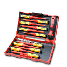 SD-V861 (аналог SD-T860) Pro'sKit Отвертка с регулировкой крутящего момента (динамометрическая) диэлектрическая 1000В в наборе с насадками (12шт.) SD-V861 (аналог SD-T860) Pro'sKit Отвертка с регулировкой крутящего момента (динамометрическая) диэлектрическая 1000В в наборе с насадками (12шт.)