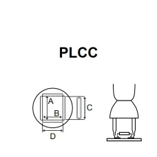 9SS-900-L Pro'sKit Насадка PLCC (18,2х18,5мм) для паяльной станции SS-989B