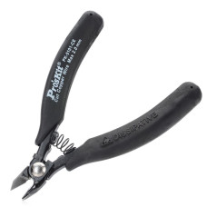 1PK-5101-E Pro'sKit Кусачки прецизионные прямые усиленные (медь до 2мм, 125мм, пружина)