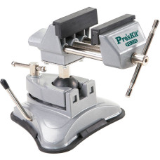 PD-376 Pro'sKit (аналог PD375) Тиски (на присоске, с изменяемым углом на шарнире, ширина 89мм, открытие до 64мм) PD-376 Pro'sKit (аналог PD375) Тиски (на присоске, с изменяемым углом на шарнире, ширина 89мм, открытие до 64мм)